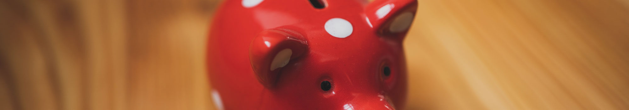 Polka dot piggybank